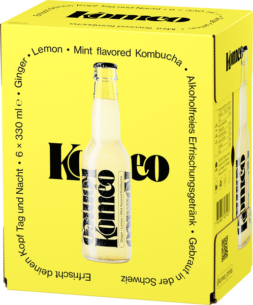 Komeo Kombucha Ginger-Lemon-Mint