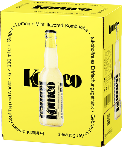Komeo Kombucha Ginger-Lemon-Mint