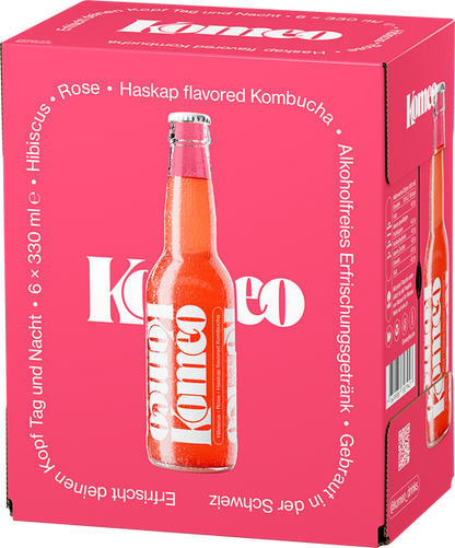 Komeo Kombucha Hibiscus-Rose-Haskap