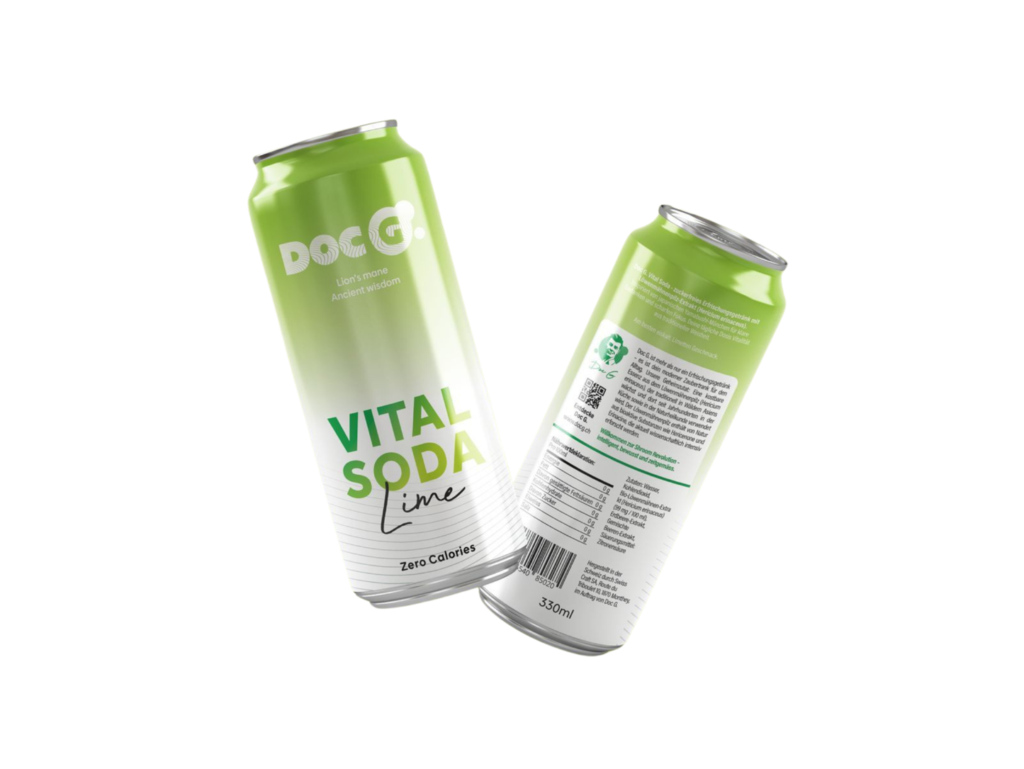 WeltneuheIt: Die Kraft der Pilze. Jetzt als Soda. Lime